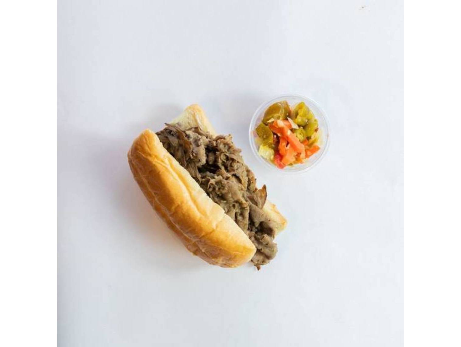 Order Italian Beef Sandwich food online from Slice Factory store, Chicago on bringmethat.com
