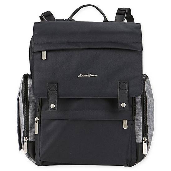 Order Eddie Bauer® Crosstown Backpack Diaper Bag in Black food online from Bed Bath and Beyond store, Winchester on bringmethat.com