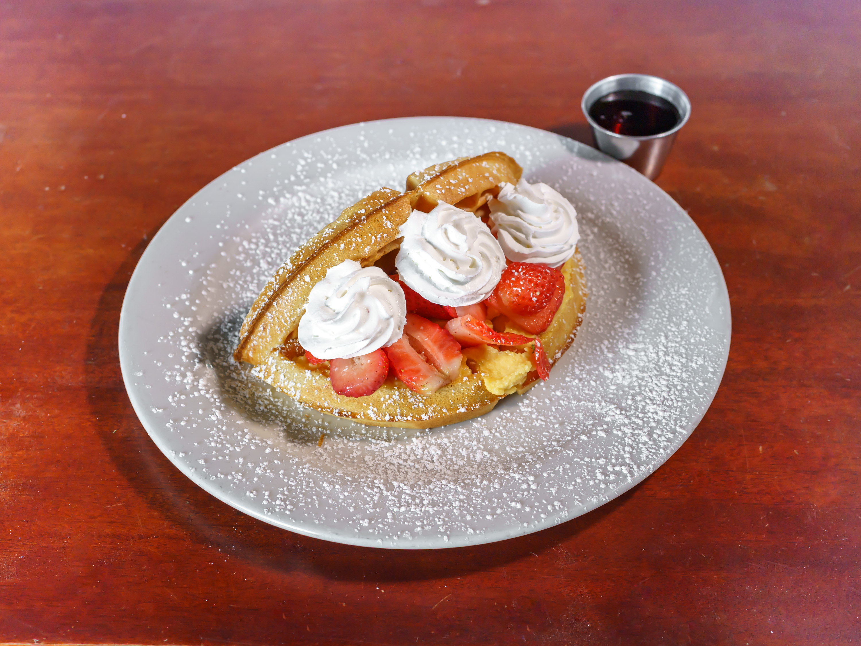 Order Napoleon Waffle Breakfast food online from La Creperie Cafe store, La Verne on bringmethat.com