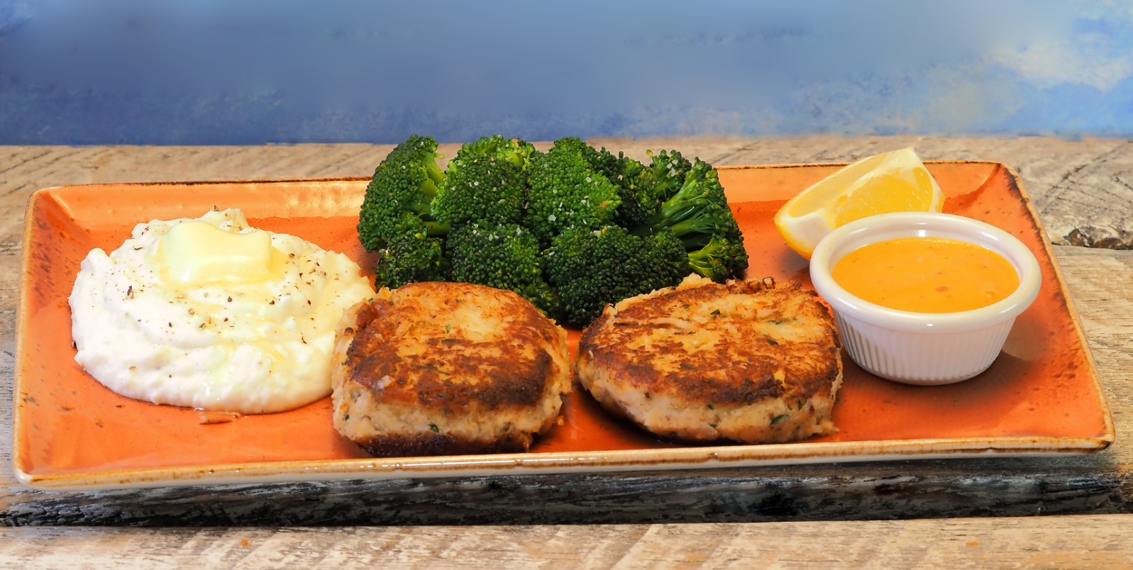 Order Crab Cakes food online from Margaritaville Mall of America store, Minneapolis on bringmethat.com
