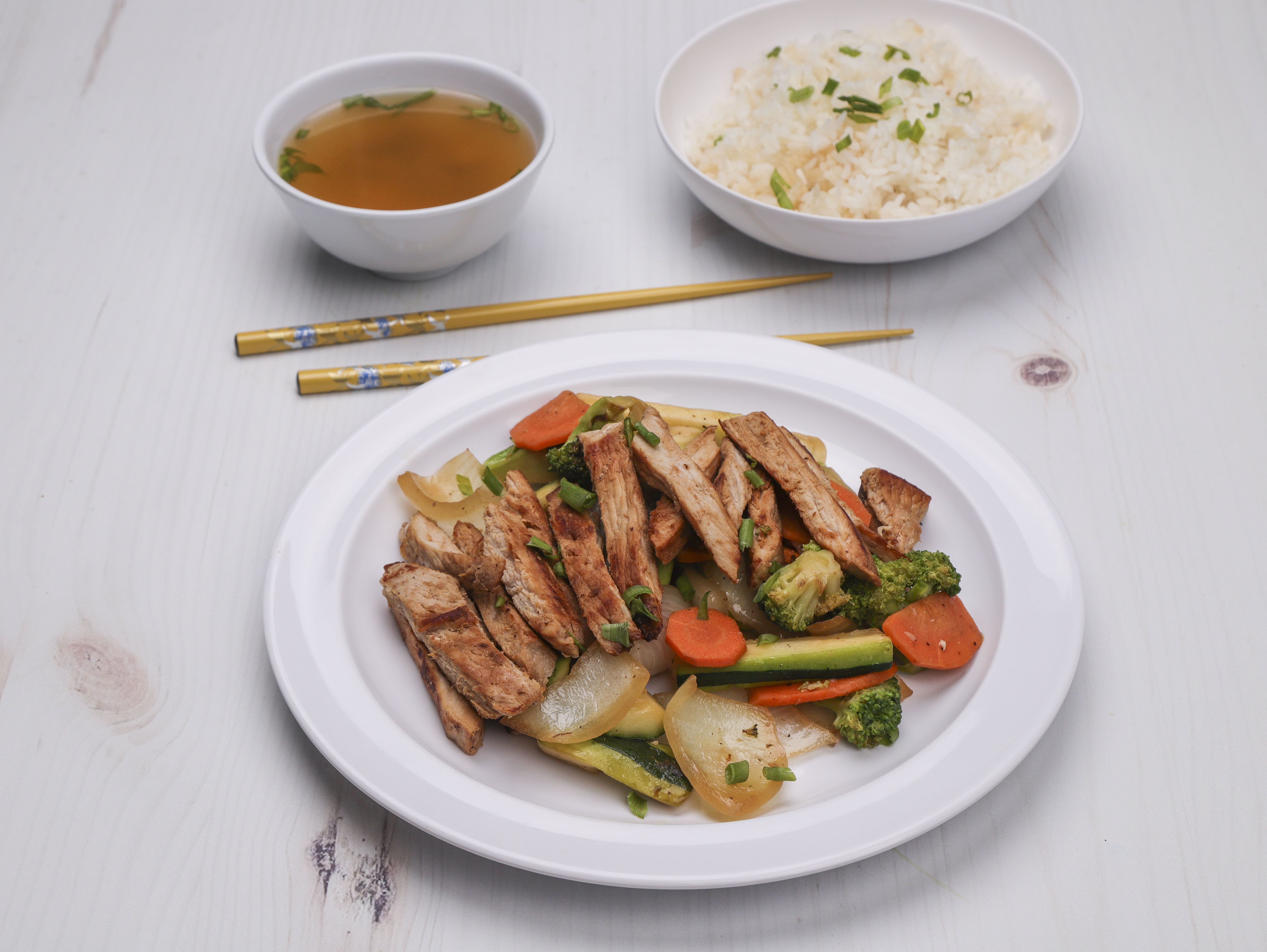 Order One Protein Hibachi Meal food online from Qu Japan + Tsaocca store, King Of Prussia on bringmethat.com