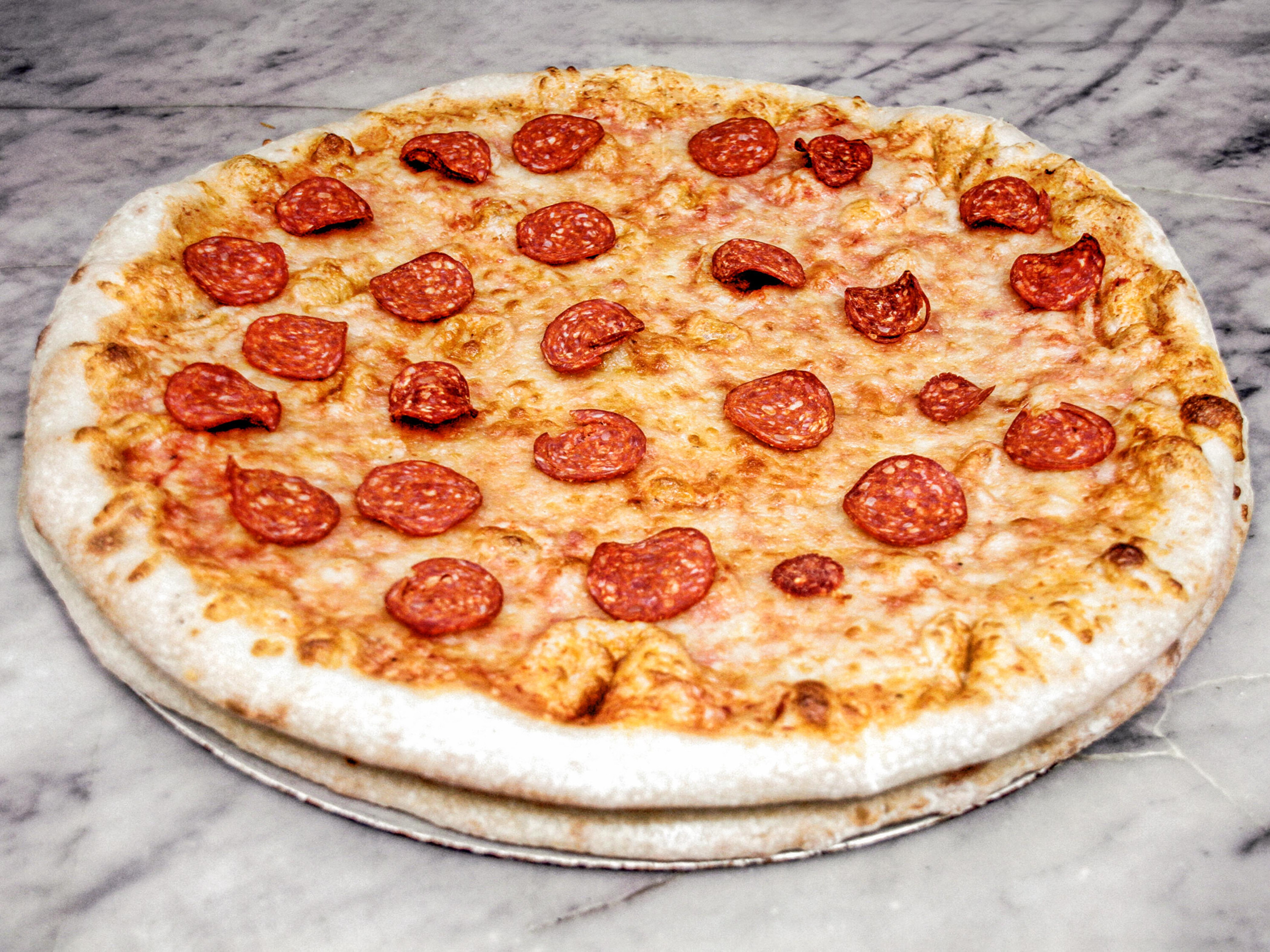 Order Pepperoni Pizza Large food online from Halal Hot Fried Chicken store, Bronx on bringmethat.com
