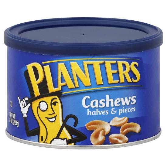 Order Planters Cashews Halves & Pieces (8 oz) food online from Rite Aid store, Eugene on bringmethat.com