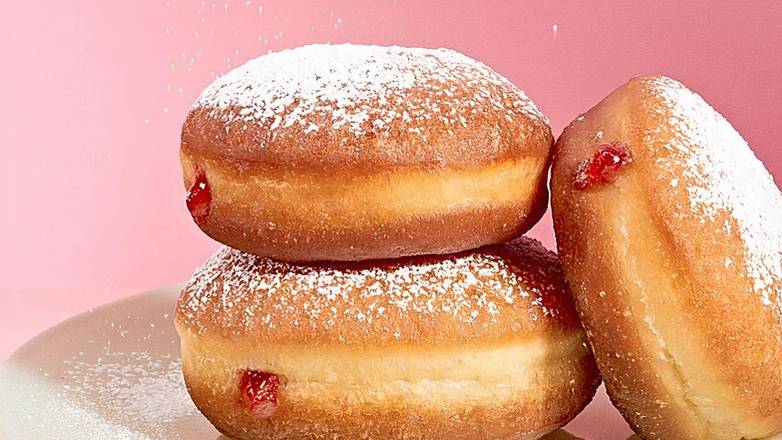 Order Strawberry Cream Filled food online from Bosa Donuts store, Avondale on bringmethat.com