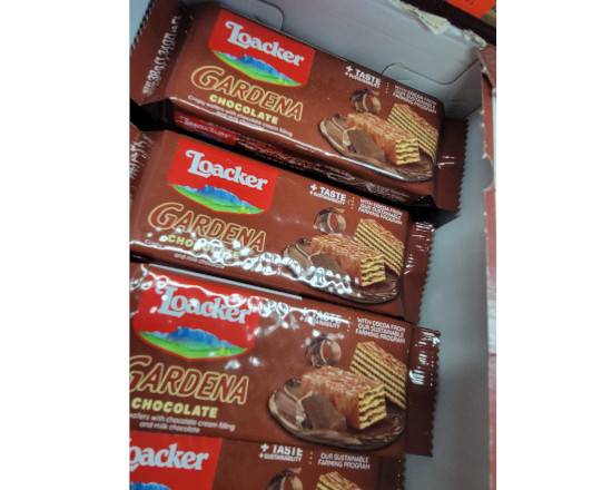 Order Loacker (Chocolate wafers)  food online from Hub Market & Deli store, San Diego on bringmethat.com