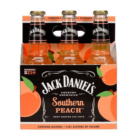Order Jack Daniel'S Southern Peach-6 Pack food online from Red Roof Market store, Lafollette on bringmethat.com