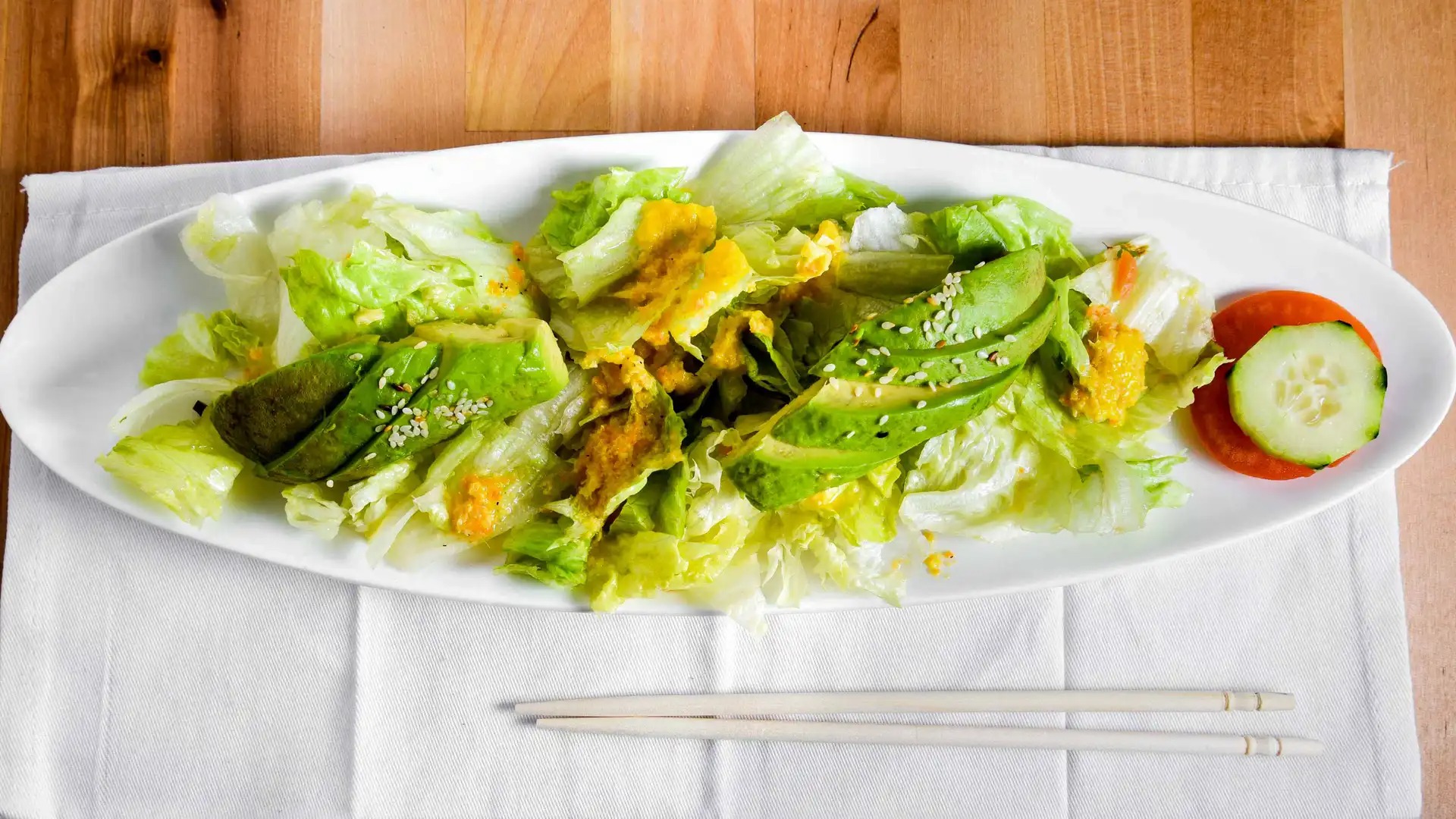 Order Avocado Salad food online from Izumi Japanese Steak House & Sushi Bar store, Windsor Locks on bringmethat.com