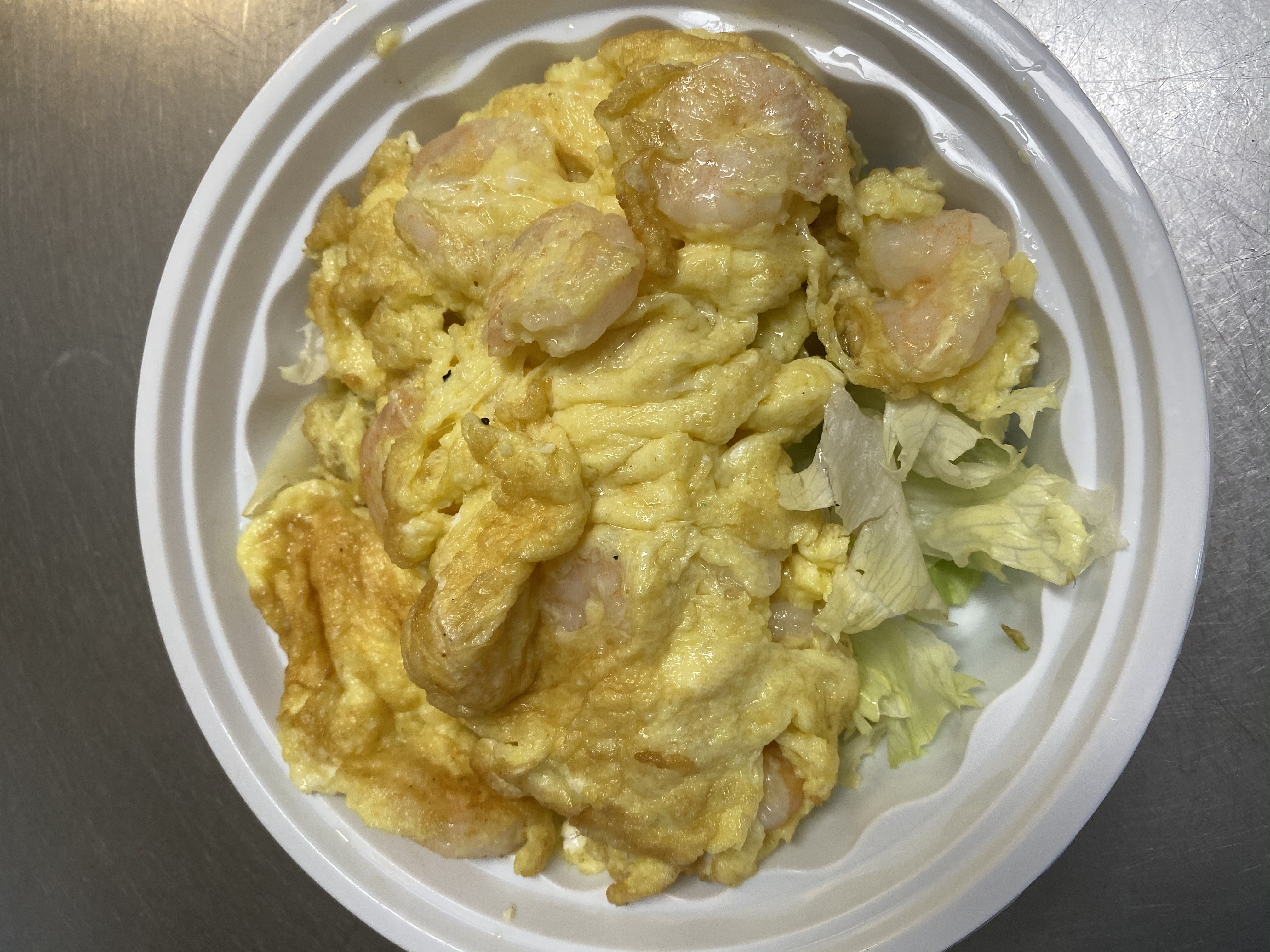 Order 虾仁炒蛋 shrimp w egg food online from New China Inn store, Pittsburgh on bringmethat.com