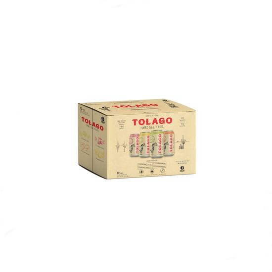 Order Tolago Hard Seltzer - Variety 12 pack  | 5% abv food online from Pink Dot Logan Heights store, San Diego on bringmethat.com