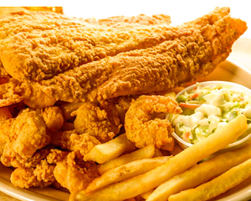 Order Flounder Combo food online from America's Best Wings store, Richmond on bringmethat.com