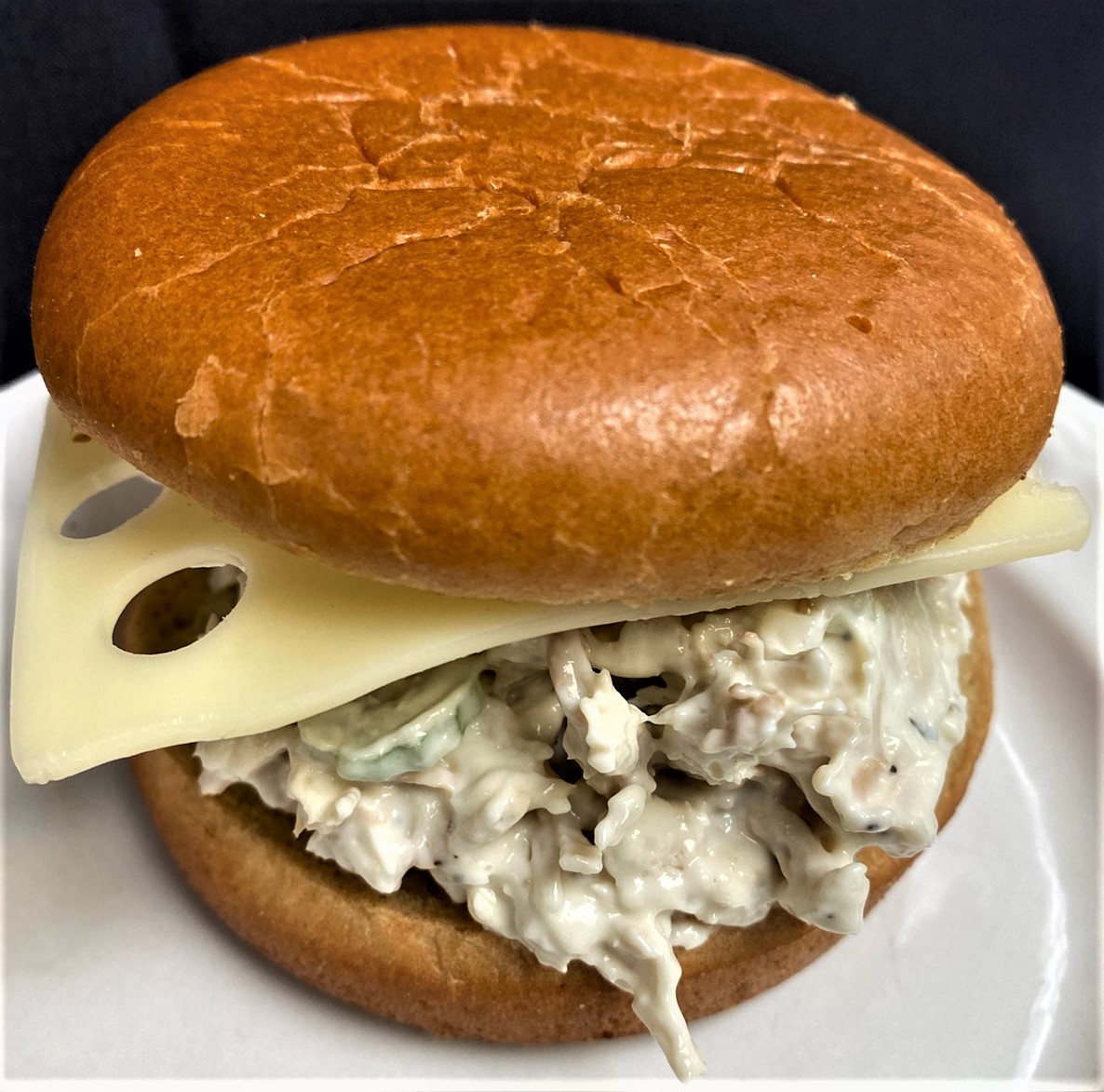 Order Chicken Salad and Swiss Cheese Sandwich food online from The Skillet store, South Bend on bringmethat.com
