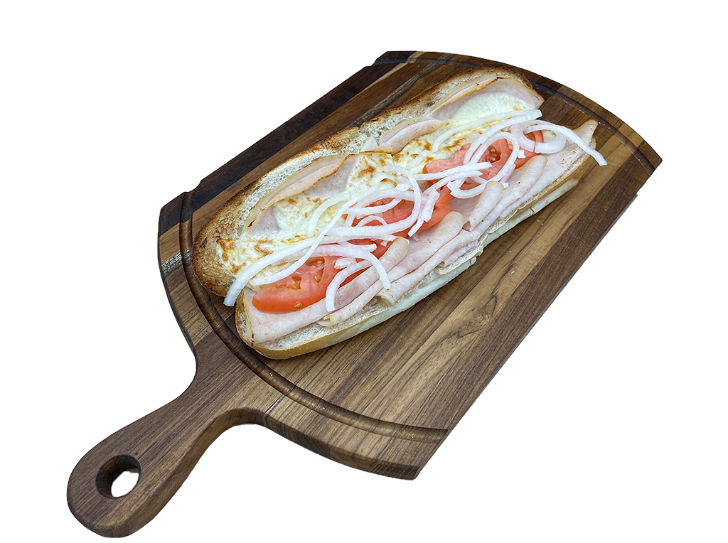 Order Low-Fat Turkey Sub food online from Land of Pizza Inc store, South Boston on bringmethat.com