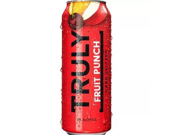 Order Truly Hard Seltzer Fruit Punch 24 fl oz. (ABV 5%)  food online from Central Liquor Market store, Los Angeles on bringmethat.com