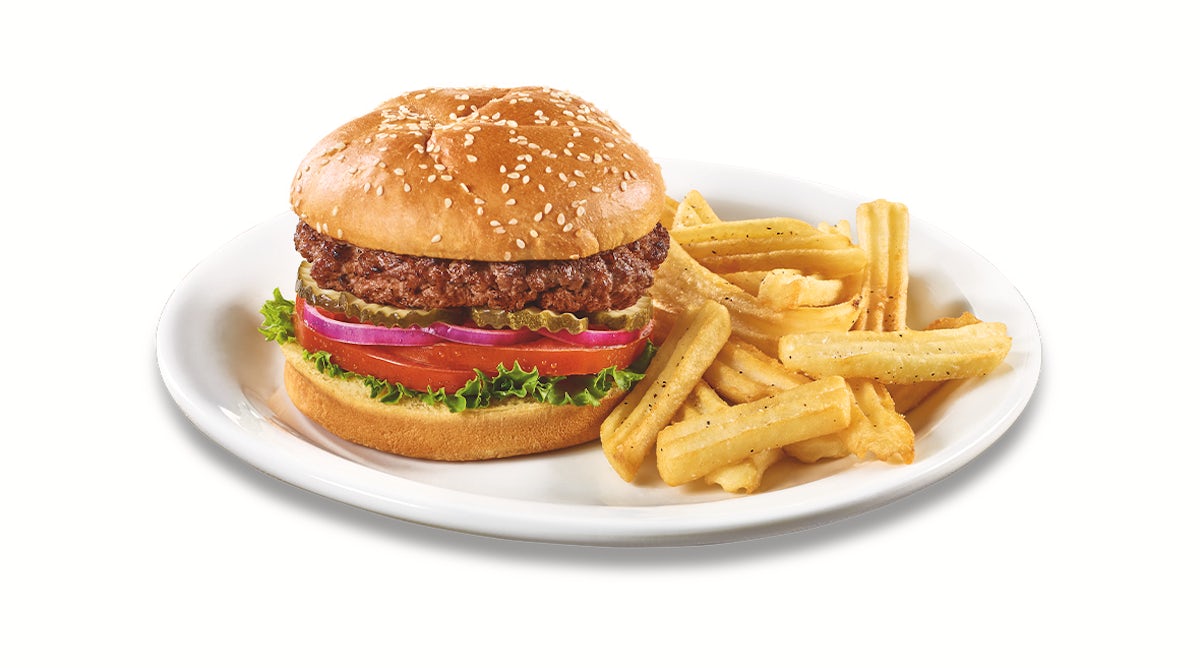 Order Build Your Own Burger food online from Denny's store, Carson on bringmethat.com