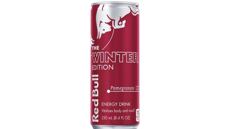Order Red Bull Pomegranate 12oz food online from Mac On 4th store, Alton on bringmethat.com