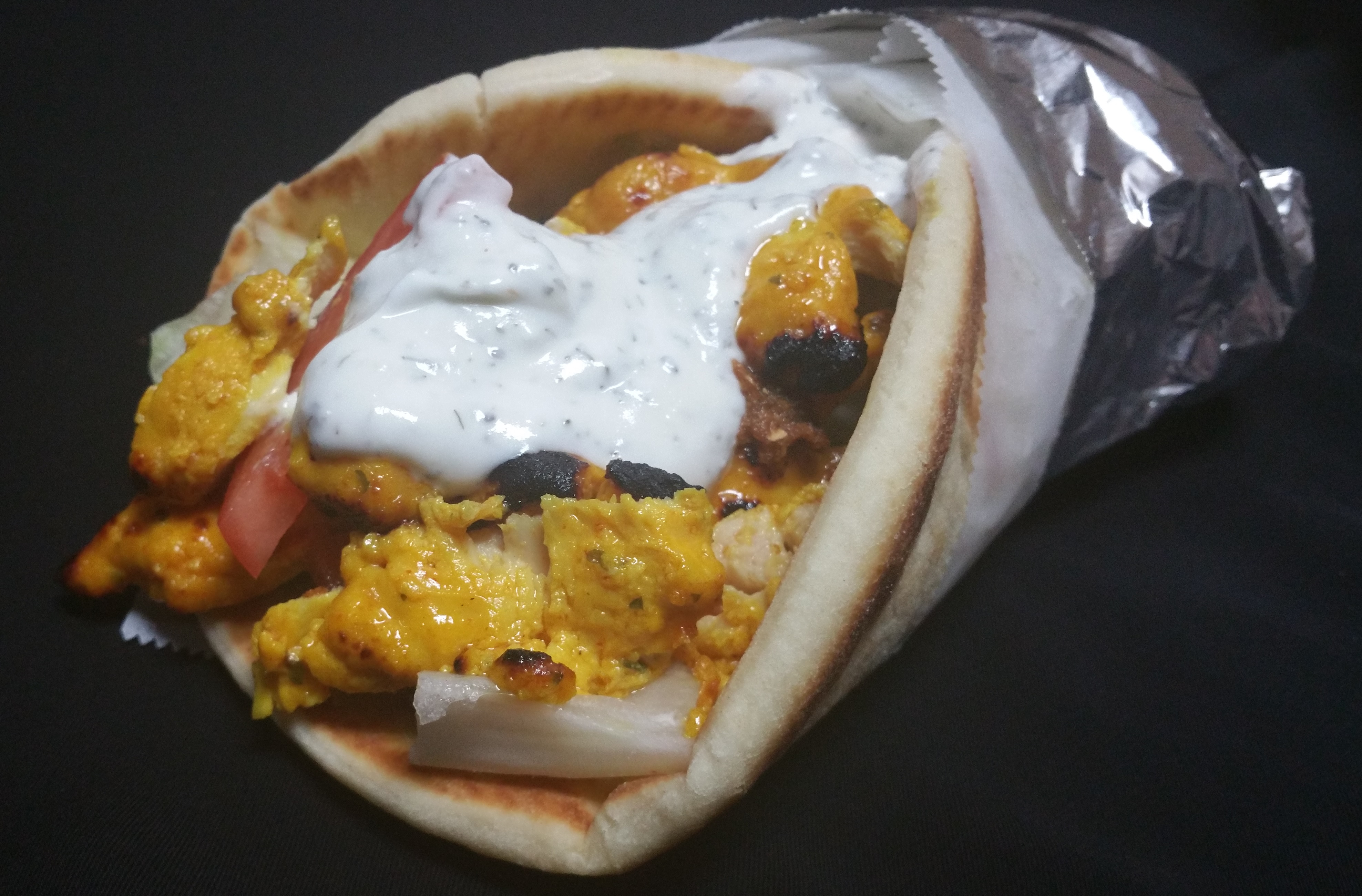 Order Shawarma Chicken Wrap food online from Kabab King store, Phoenix on bringmethat.com