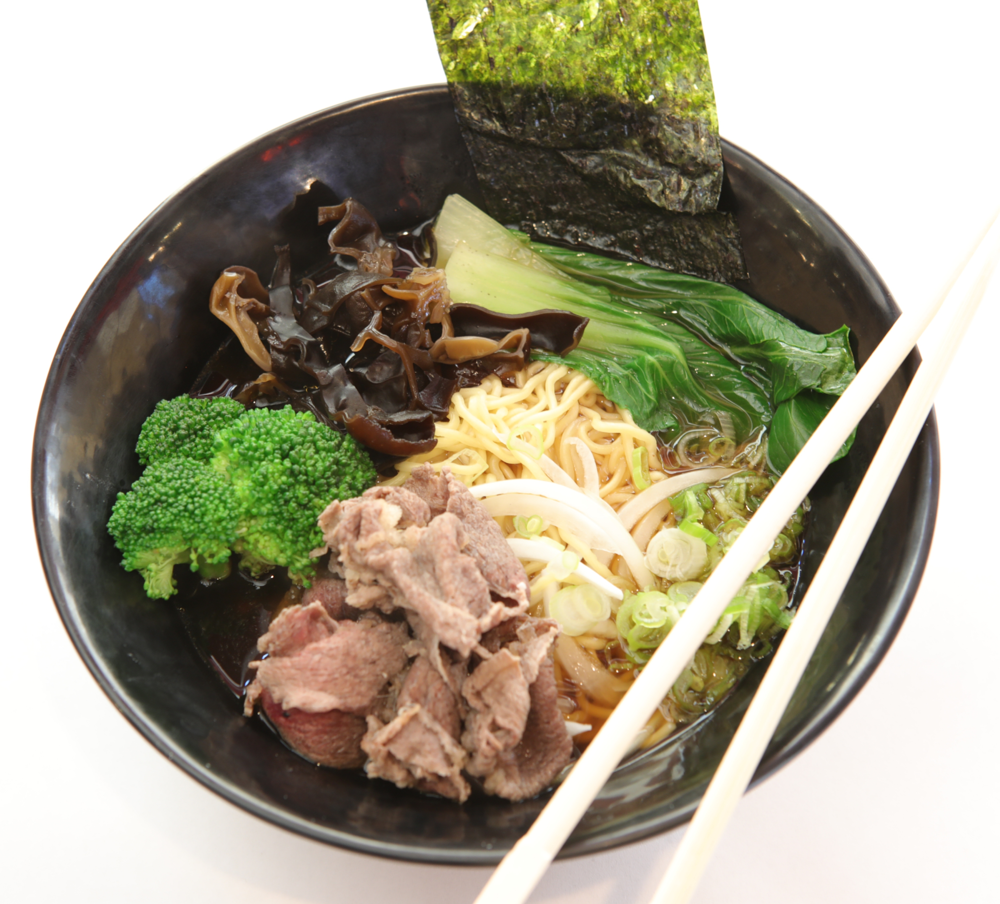 Order Prime Shoyu Beef Ramen Deluxe food online from PRIME SHABU AND RAMEN store, Lake Forest on bringmethat.com