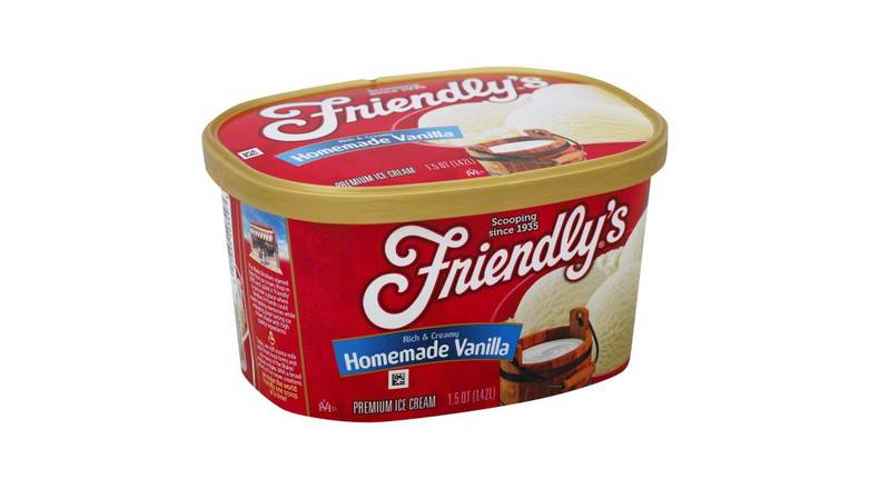 Order Friendly's Homemade Vanilla Ice Cream food online from Star Variety store, Cambridge on bringmethat.com