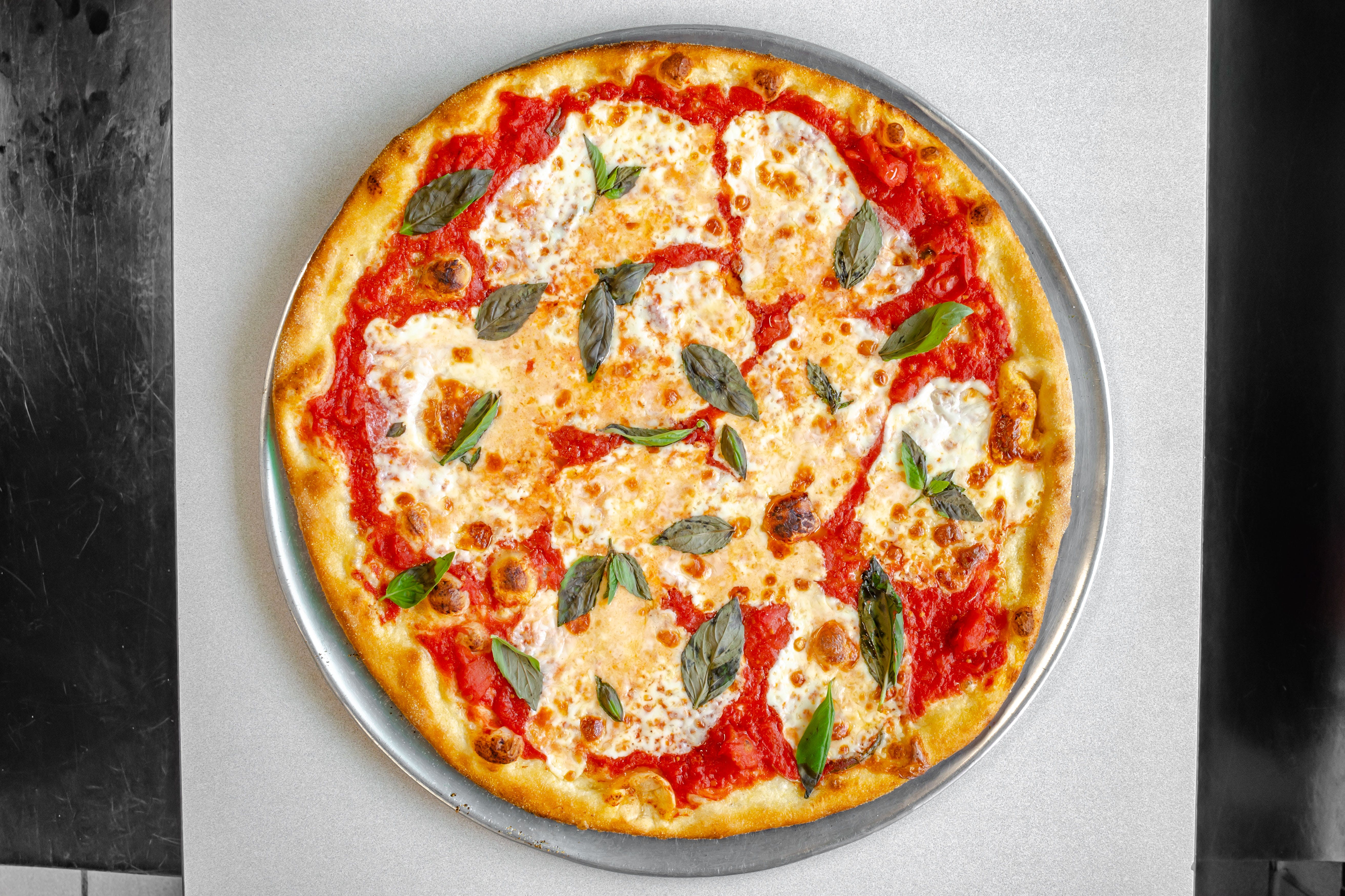 Order Margherita Pizza - Large 16'' food online from TJ's Pizza store, Asbury Park on bringmethat.com