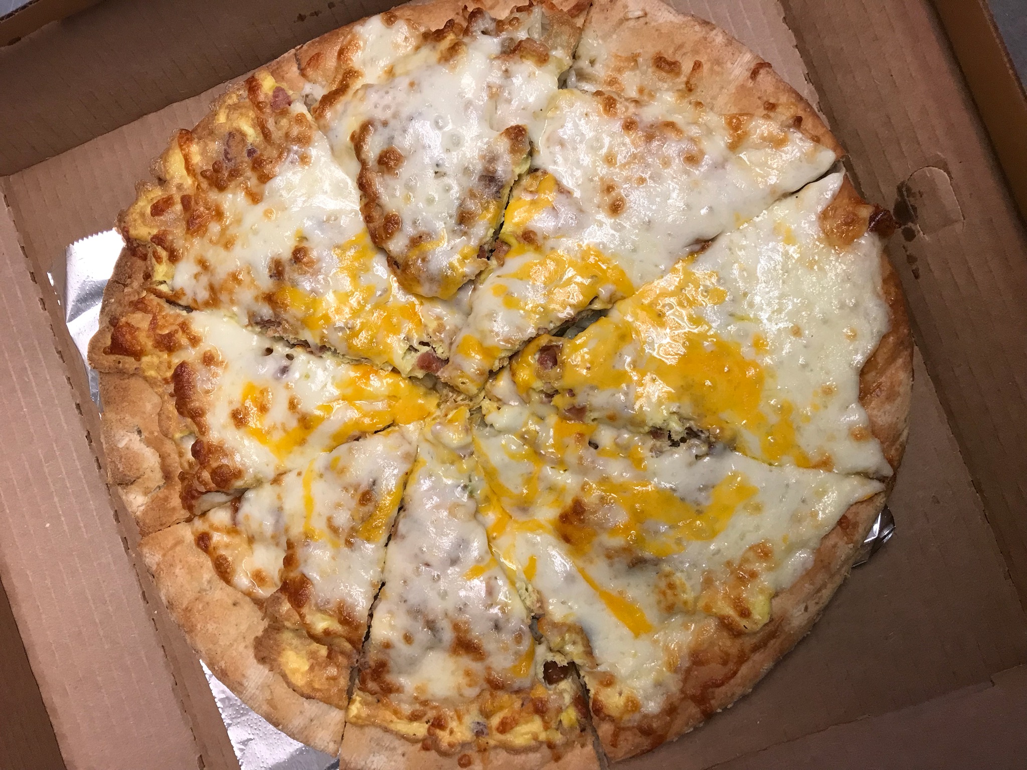 Order Cheese Breakfast Pizza food online from RBI's Bar & Grill store, Rockford on bringmethat.com