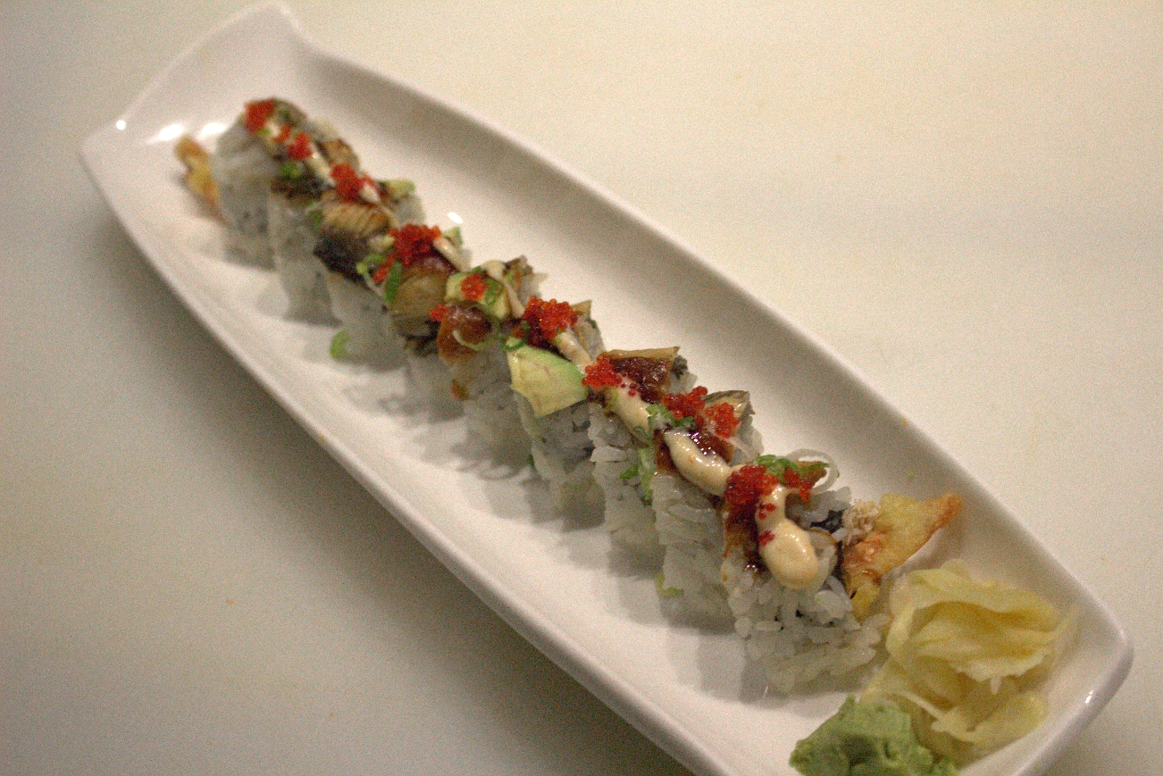 Order Gokan Dragon Roll food online from The Gokan by Musashi store, Seattle on bringmethat.com
