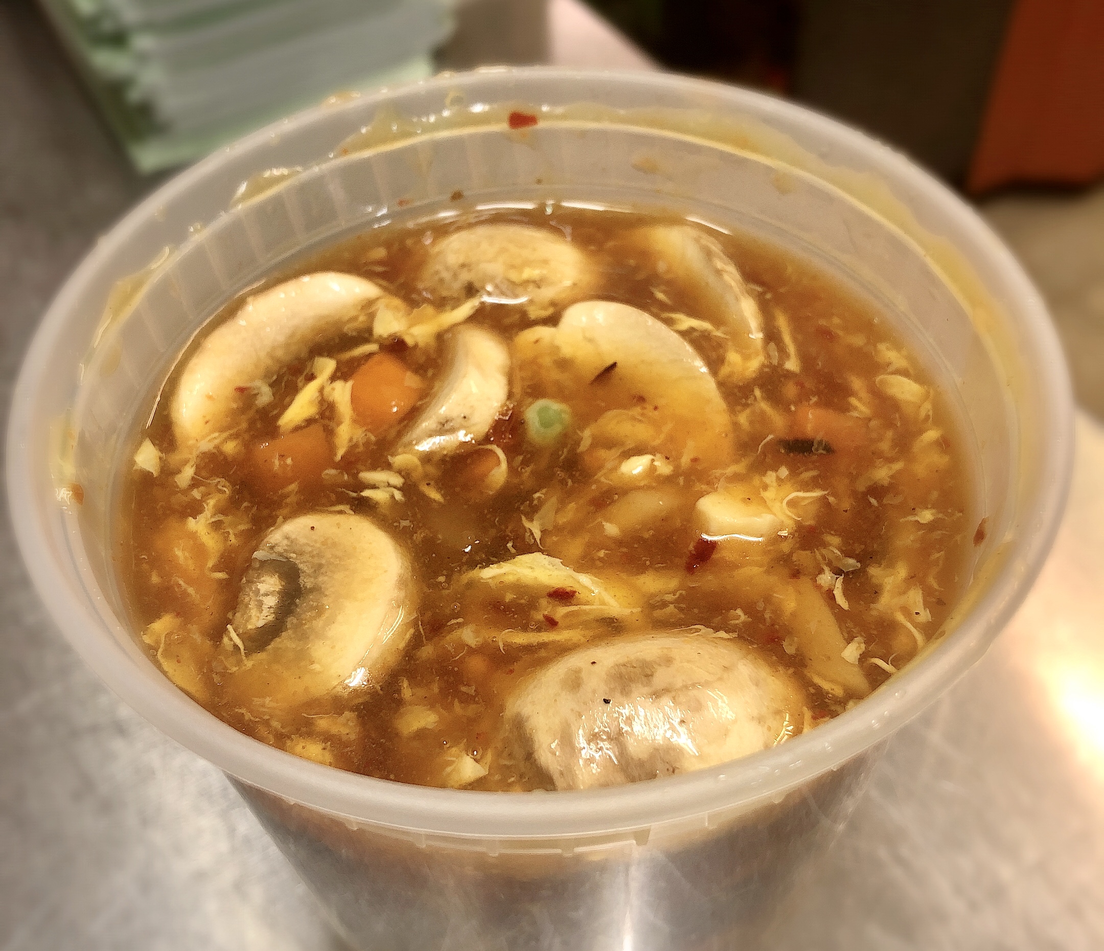 Order 17. Hot and Sour Soup food online from Chong Garden store, Louisville, KY on bringmethat.com