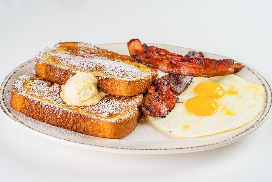 Order French Toast Combo food online from Awake Restaurant store, Dallas on bringmethat.com