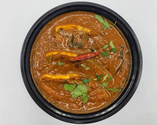 Order Anchovies/Netholi Fish Curry food online from Curry Point 2 Go store, Bellevue on bringmethat.com