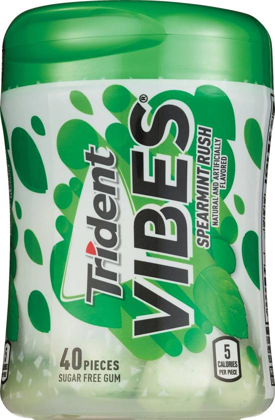 Order Trident Vibes Sugar Free Gum, Spearmint Rush, 40 CT food online from Cvs store, DOVER on bringmethat.com