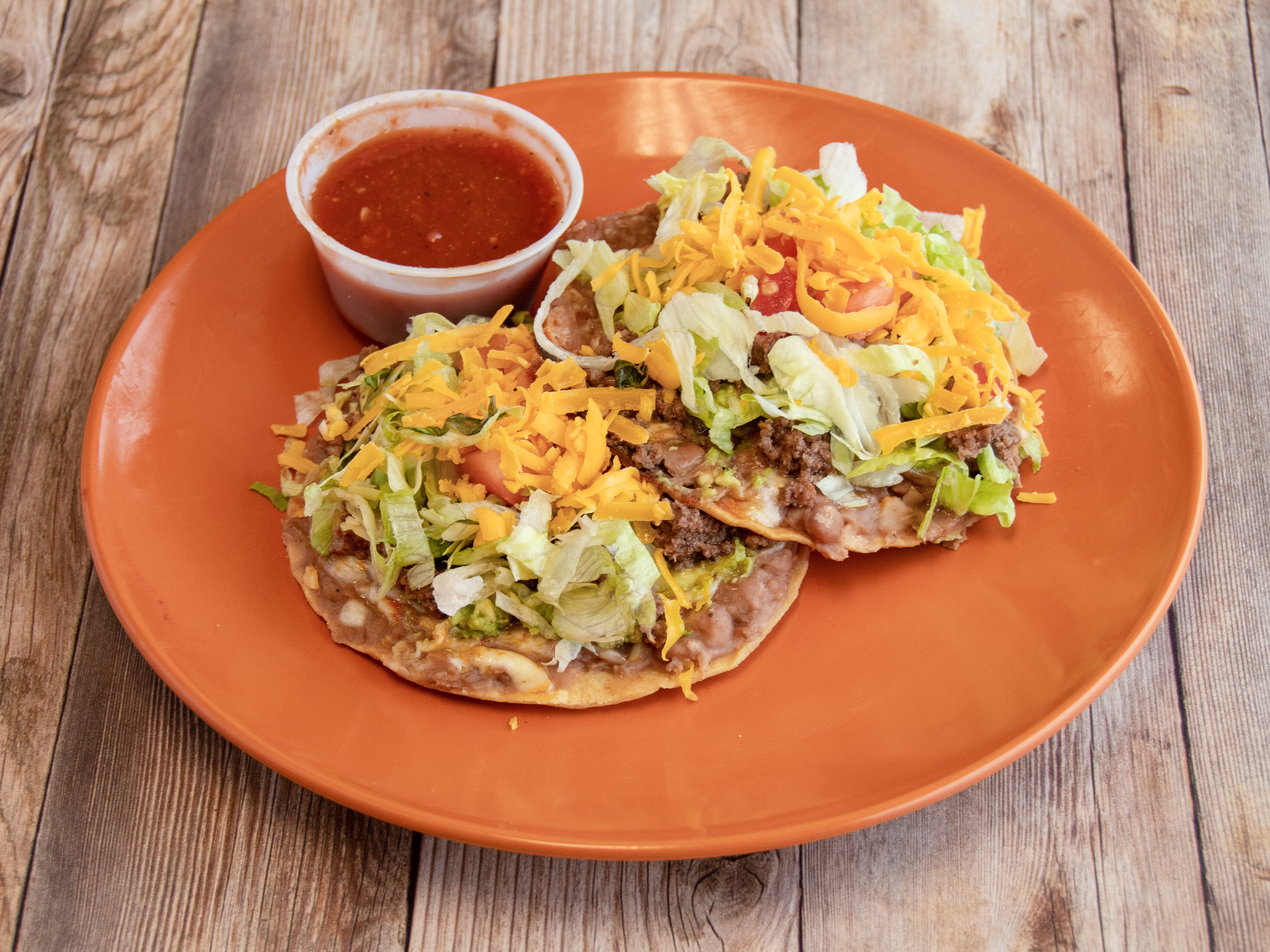 Order Tostadas food online from Trini Mexican Carry Out store, New Baltimore on bringmethat.com