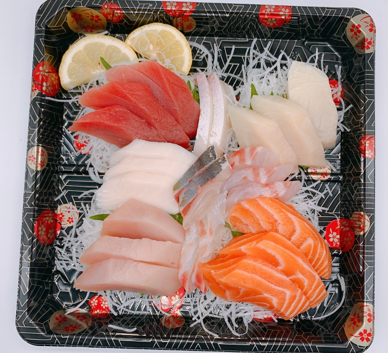 Order Assorted Sashimi L food online from Sushi Plus store, Redwood City on bringmethat.com