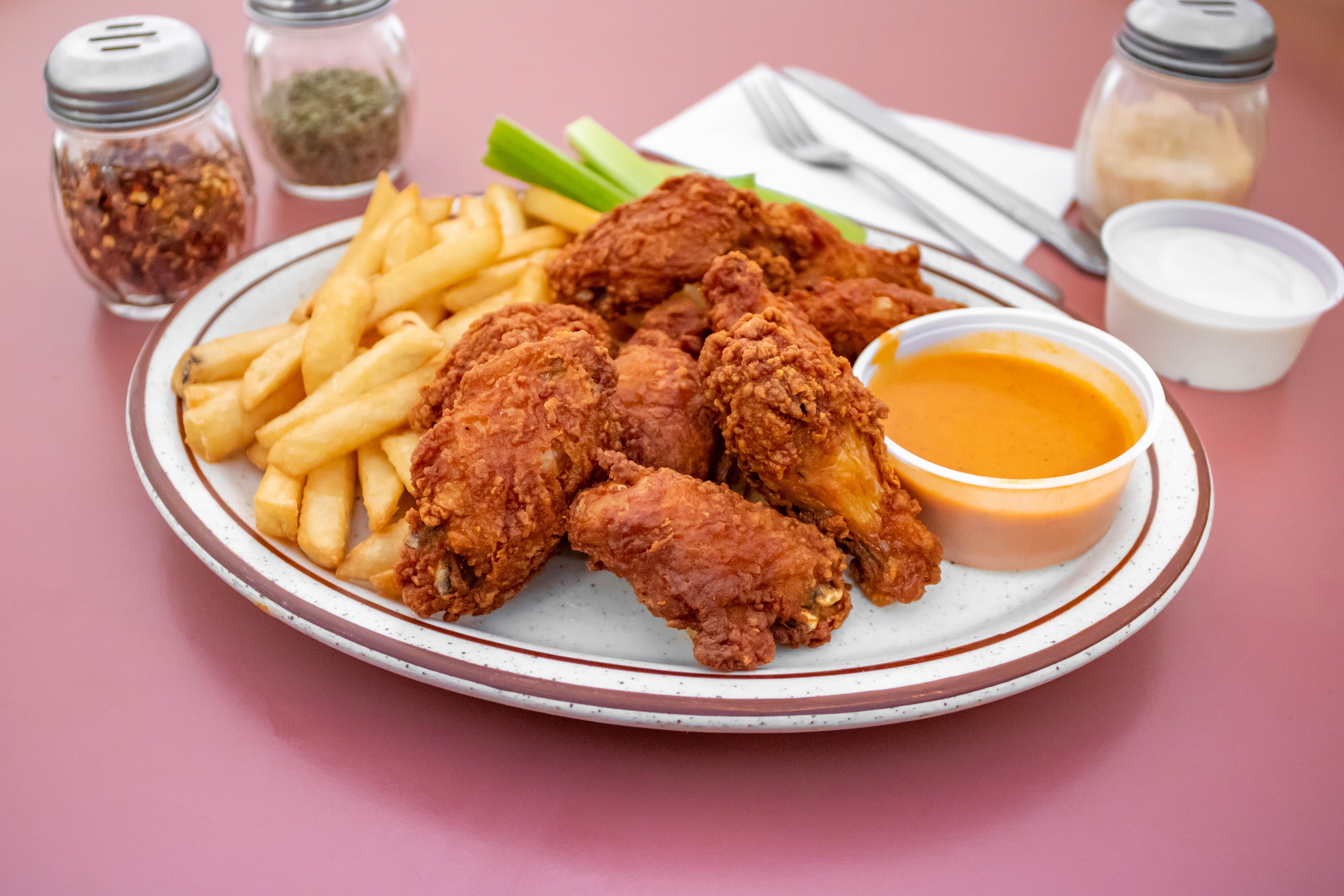 Order Breaded Wings - 8 Pieces food online from Sal Pizza store, Mt Holly on bringmethat.com