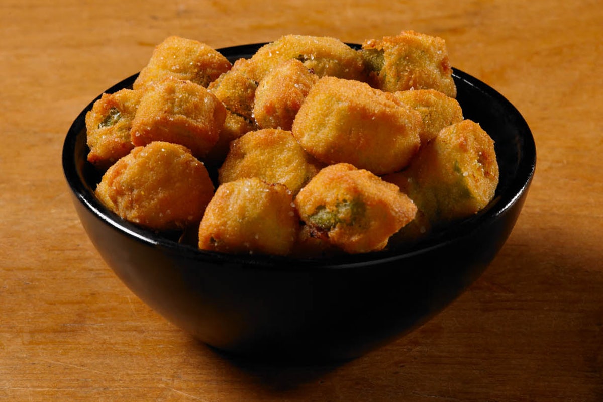 Order FRIED OKRA food online from Shanes Rib Shack store, Athens on bringmethat.com