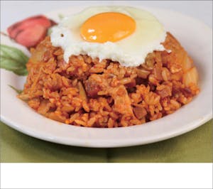 Order 27. Kimchi Fried Rice food online from Sodam Korean Restaurant store, Rochester on bringmethat.com