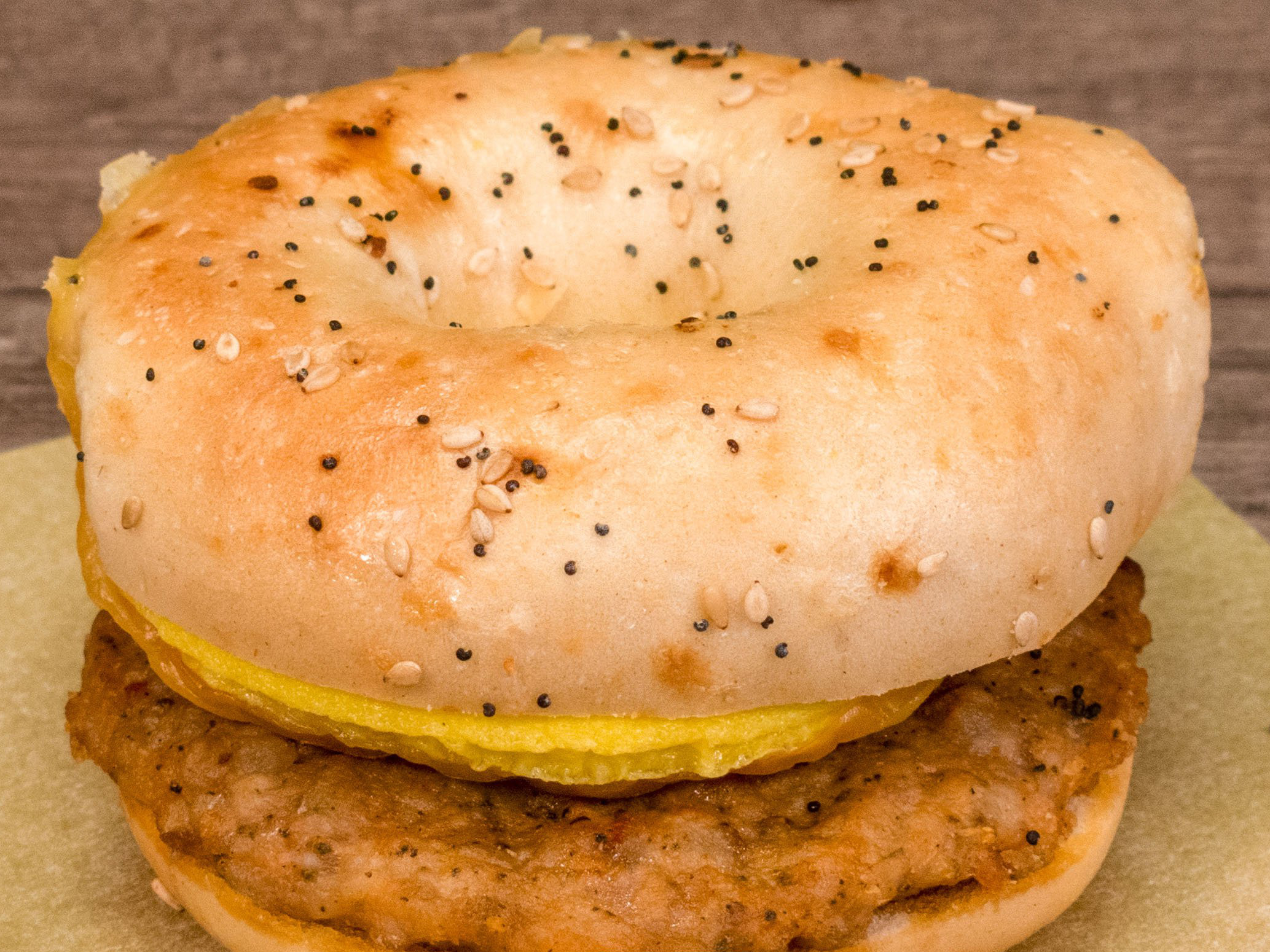 Order Bagel Breakfast Sandwich food online from The Human Bean store, Carson City on bringmethat.com