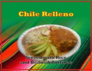 Order Chile Relleno Combination food online from El Grullo Restaurant store, Mesa on bringmethat.com