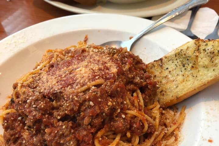 Order Spaghetti With Meat Sauce food online from Sandy Springs Diner store, Atlanta on bringmethat.com