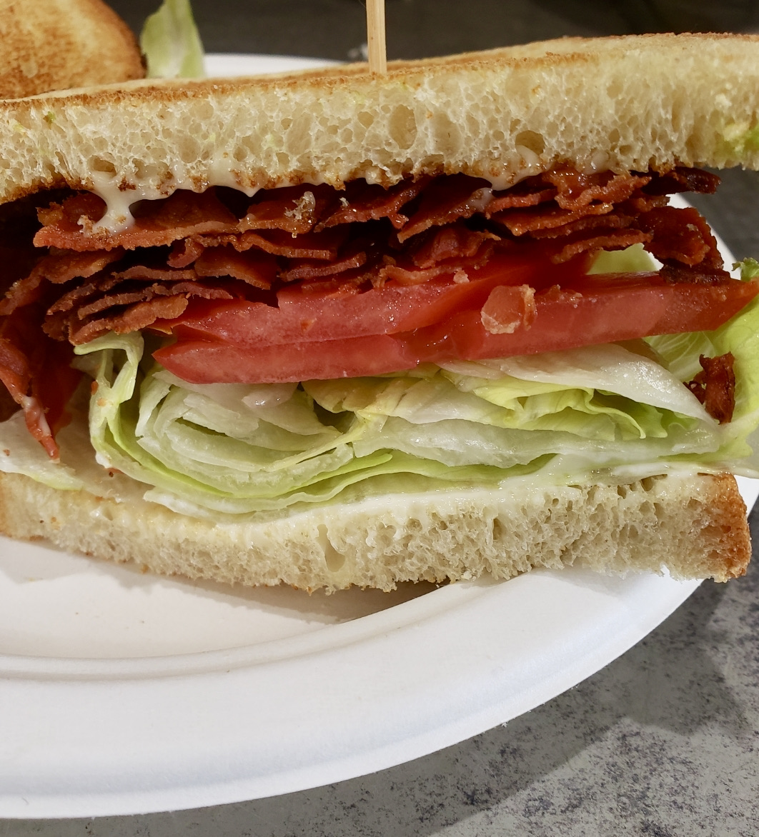 Order Bacon, Lettuce and Tomato Sandwich food online from Gary New York Deli store, Newport Beach on bringmethat.com