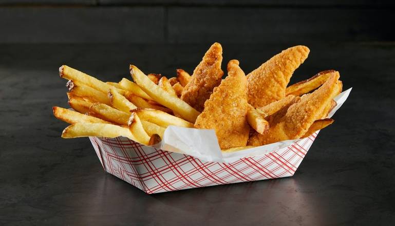 Order 4pc Chicken Tenders & Fries food online from Wing Nut store, Moon Township on bringmethat.com