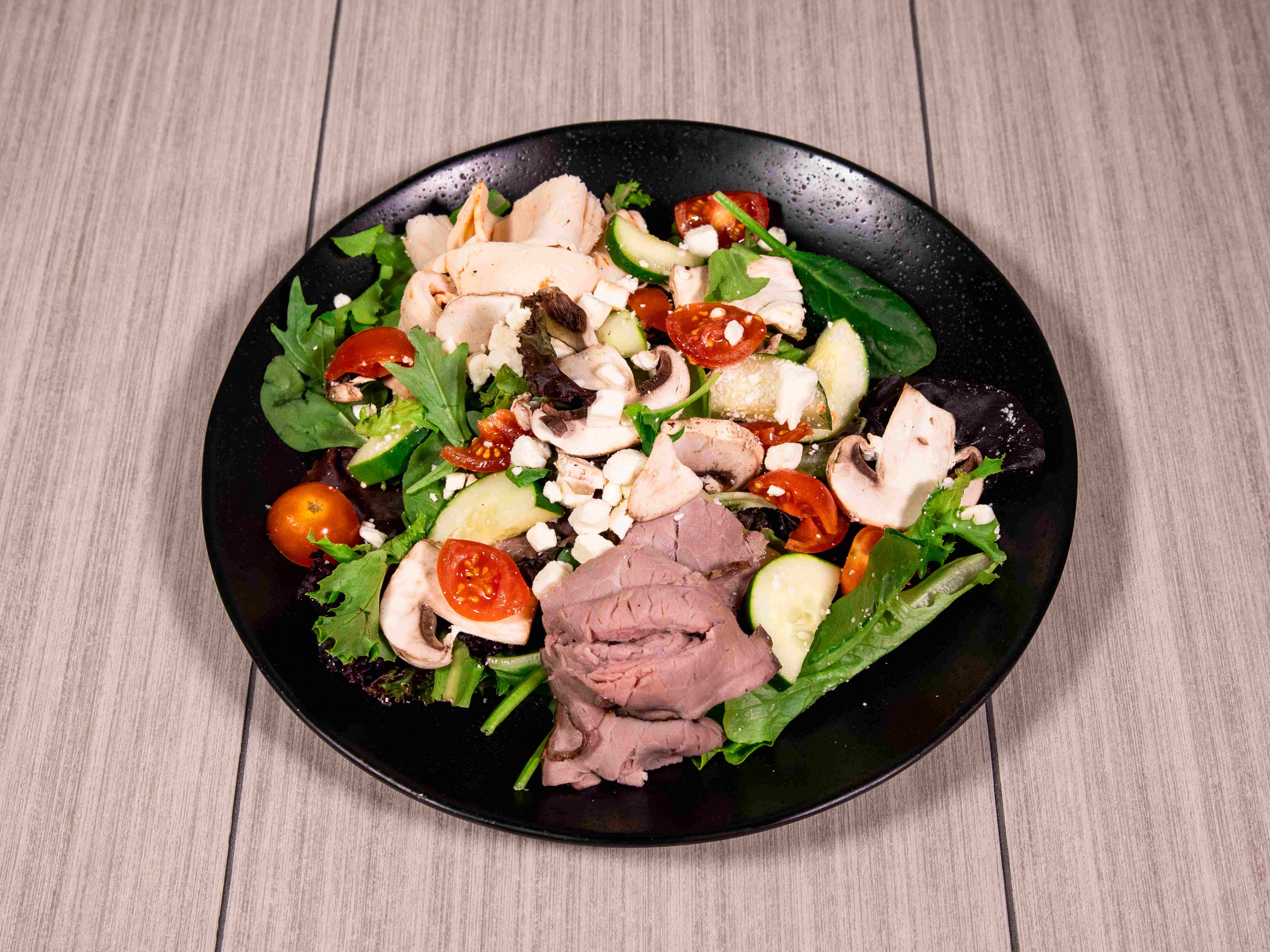 Order Cobb Salad food online from Southpaw's Organic Cafe store, Dallas on bringmethat.com