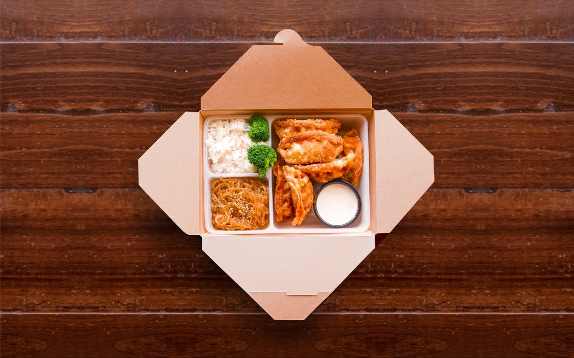 Order Crispy Mandoo Box food online from Burning Rice store, Frisco on bringmethat.com
