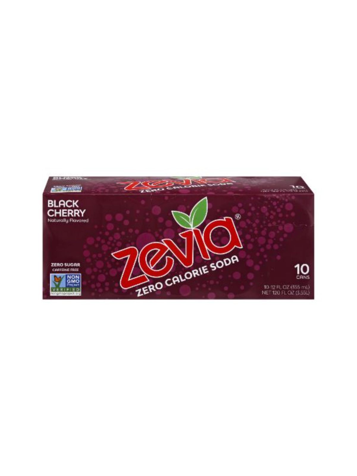 Order Zevia Soda Black Cherry (12 oz x 10-pack) food online from Stock-Up Mart store, Marietta on bringmethat.com