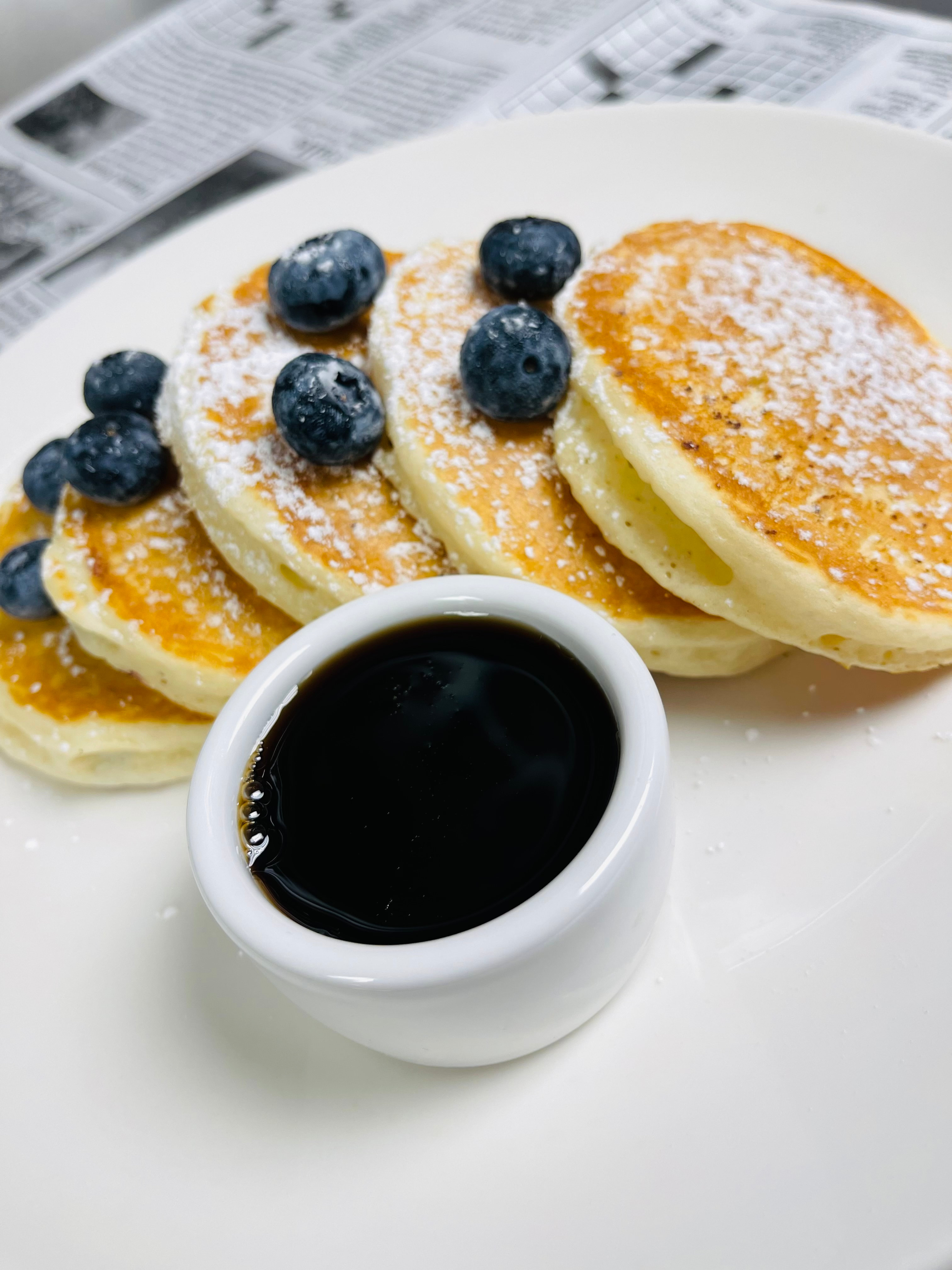Order Buttermilk Pancakes food online from My Belly's Playlist store, New York on bringmethat.com