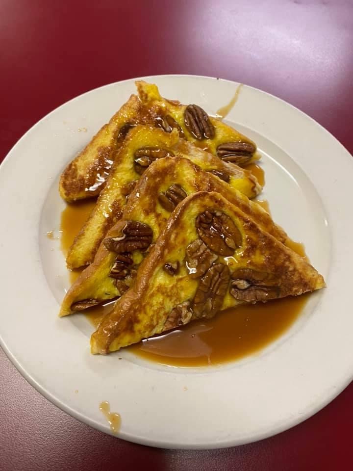 Order Caramel Pecan French Toast food online from Homestyle Grille store, Bartonville on bringmethat.com