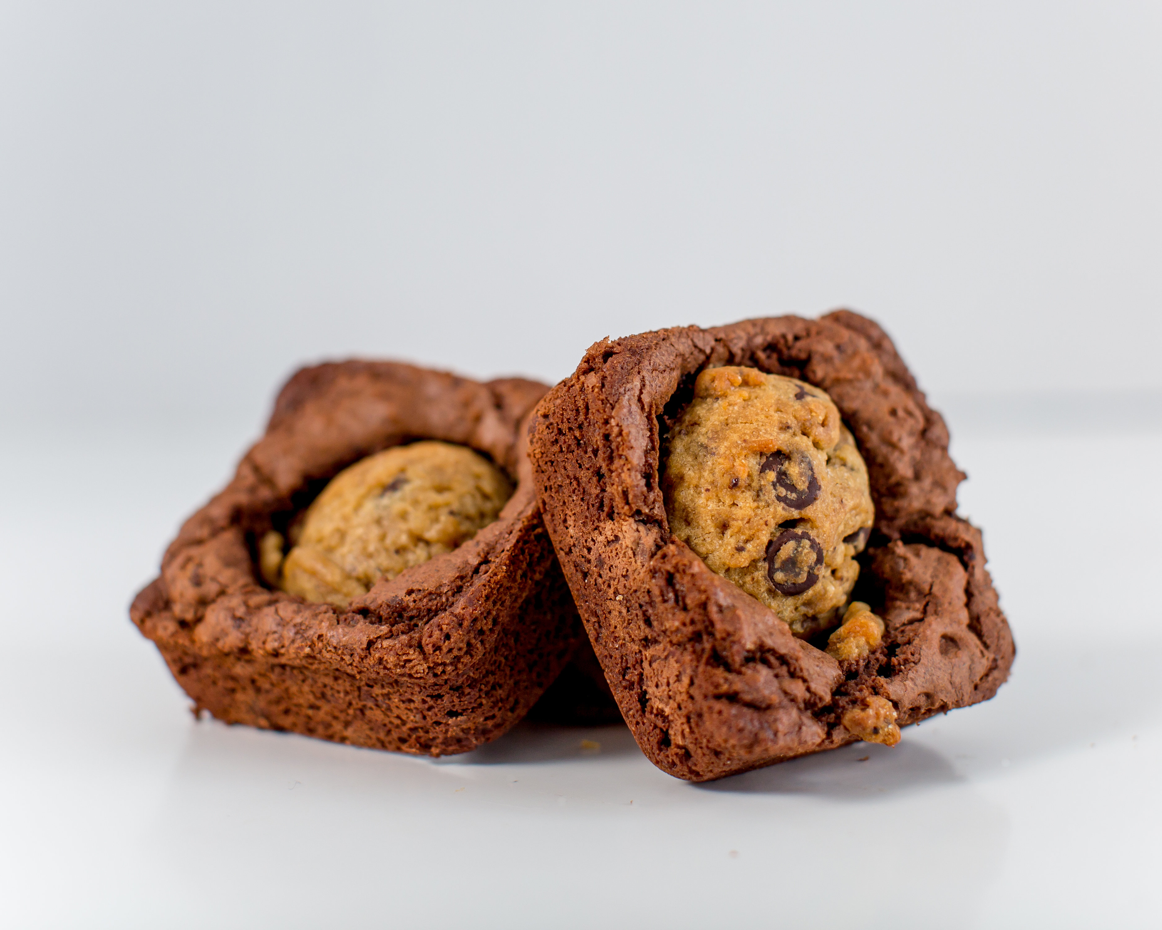Order 4 Pack of Cookie-Filled Brownies food online from Moon Rocks Gourmet Cookies store, Hamden on bringmethat.com
