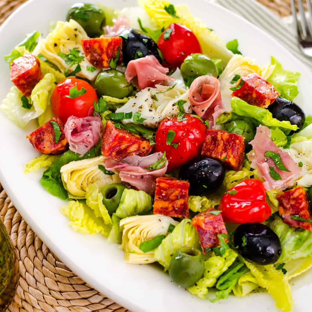 Order Antipasto Salad - Salad food online from Cucina Italiana store, Dania Beach on bringmethat.com