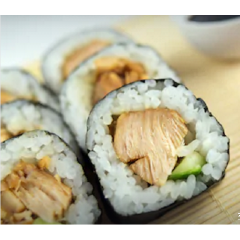 Order Honey Chicken Roll food online from Oma'oma'o Poke & Sushi store, Omaha on bringmethat.com