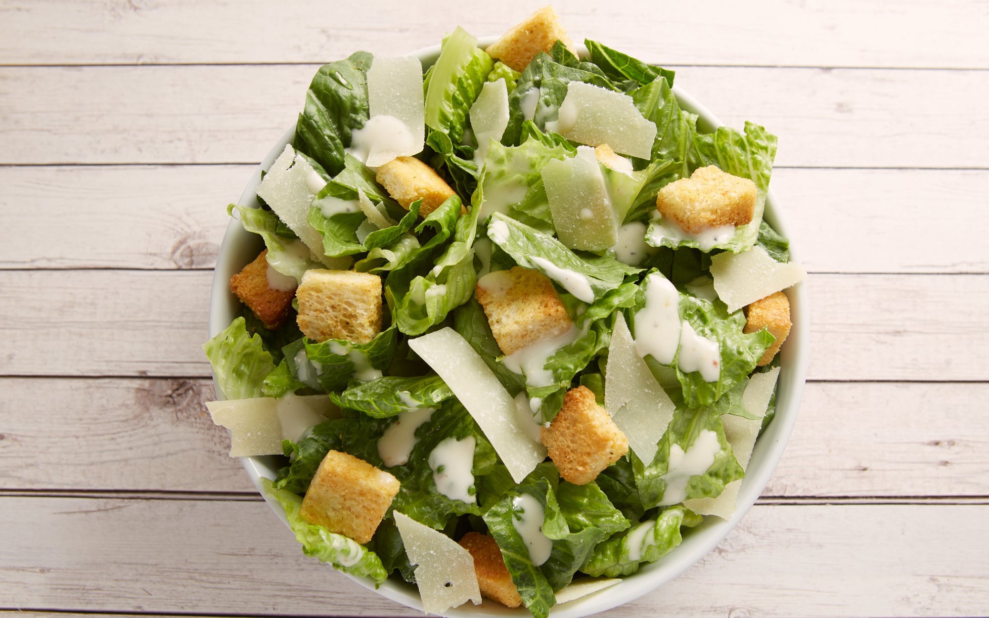 Order Side of Caesar Salad - Side food online from Villa Pizza store, South Plainfield on bringmethat.com