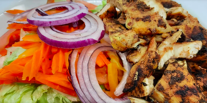 Order Jerk Chicken Breast Salad food online from Country Kitchen store, New Rochelle on bringmethat.com