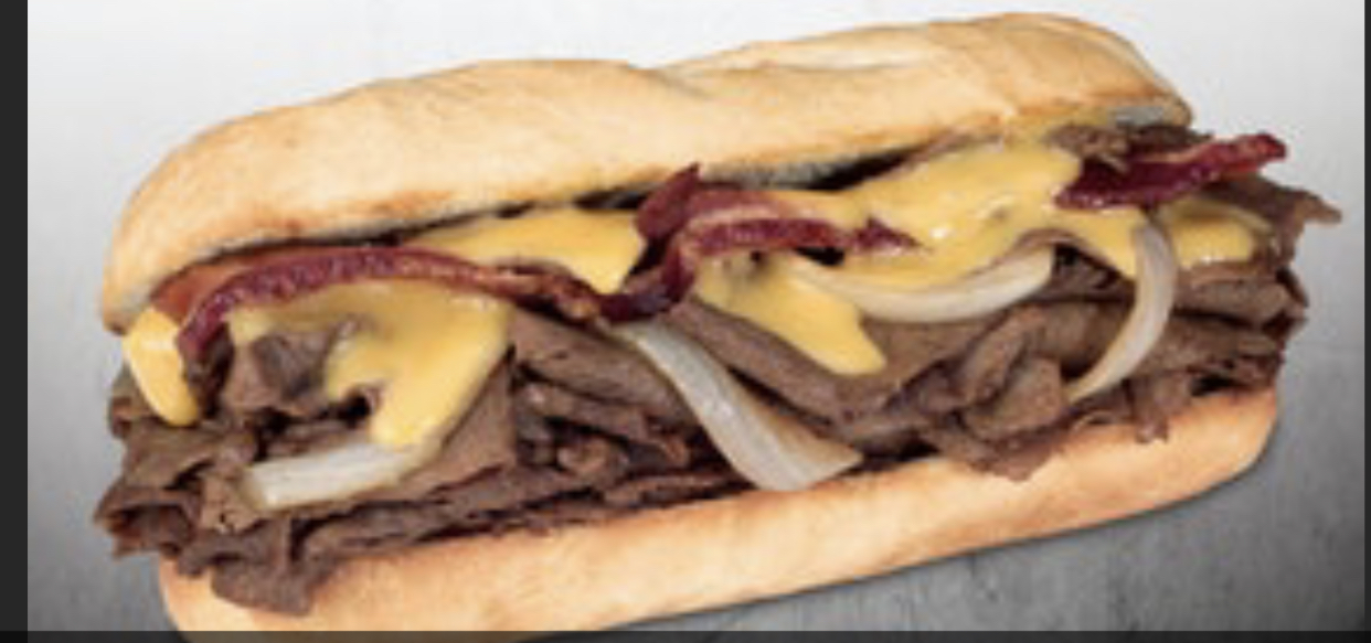 Order Bacon Cheddar Cheesesteak food online from Great Steak store, Colonial Heights on bringmethat.com